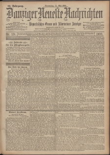Danziger Neueste Nachrichten : unparteiisches Organ und allgemeiner Anzeiger 126/1900
