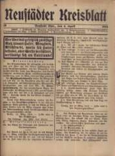 Neustadter Kreis - Blatt, nr.29, 1916
