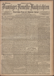 Danziger Neueste Nachrichten : unparteiisches Organ und allgemeiner Anzeiger 136/1900