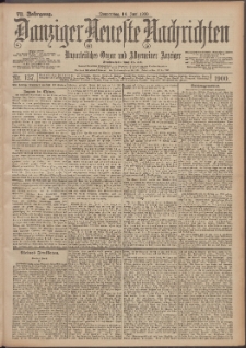 Danziger Neueste Nachrichten : unparteiisches Organ und allgemeiner Anzeiger 137/1900