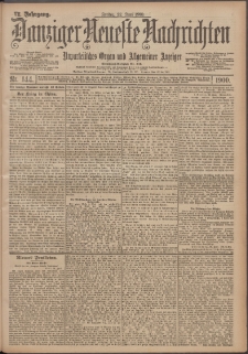 Danziger Neueste Nachrichten : unparteiisches Organ und allgemeiner Anzeiger 144/1900