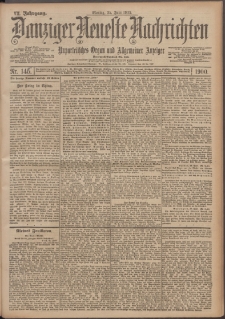 Danziger Neueste Nachrichten : unparteiisches Organ und allgemeiner Anzeiger 146/1900