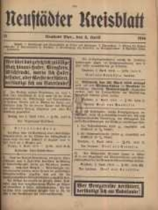 Neustadter Kreis - Blatt, nr.31, 1916