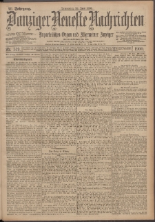 Danziger Neueste Nachrichten : unparteiisches Organ und allgemeiner Anzeiger 149/1900