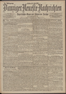 Danziger Neueste Nachrichten : unparteiisches Organ und allgemeiner Anzeiger 150/1900