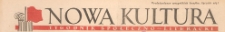 Nowa Kultura : tygodnik społeczno-literacki, 1952.01.06 nr 1