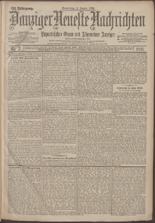 Danziger Neueste Nachrichten : unparteiisches Organ und allgemeiner Anzeiger 2/1901