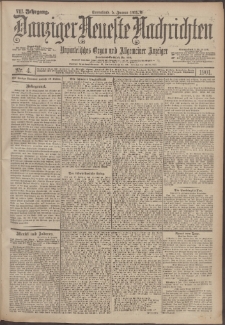 Danziger Neueste Nachrichten : unparteiisches Organ und allgemeiner Anzeiger 4/1901