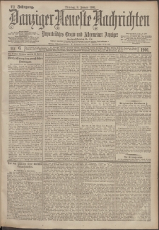 Danziger Neueste Nachrichten : unparteiisches Organ und allgemeiner Anzeiger 6/1901