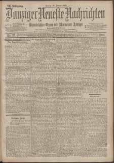 Danziger Neueste Nachrichten : unparteiisches Organ und allgemeiner Anzeiger 21/1901