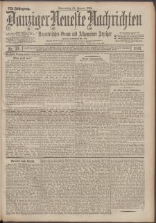 Danziger Neueste Nachrichten : unparteiisches Organ und allgemeiner Anzeiger 26/1901