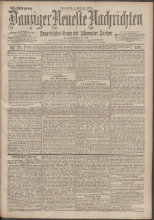 Danziger Neueste Nachrichten : unparteiisches Organ und allgemeiner Anzeiger 28/1901