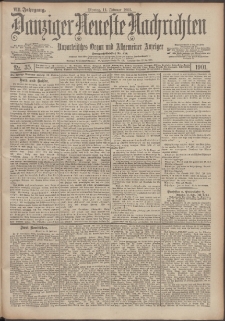 Danziger Neueste Nachrichten : unparteiisches Organ und allgemeiner Anzeiger 35/1901
