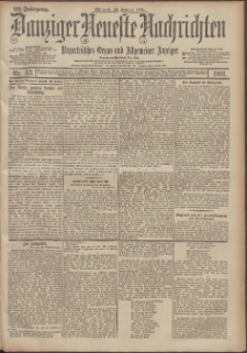 Danziger Neueste Nachrichten : unparteiisches Organ und allgemeiner Anzeiger 43/1901