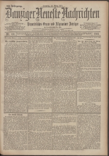 Danziger Neueste Nachrichten : unparteiisches Organ und allgemeiner Anzeiger 60/1901