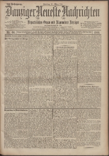 Danziger Neueste Nachrichten : unparteiisches Organ und allgemeiner Anzeiger 66/1901
