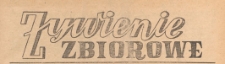 Żywienie Zbiorowe, 1953.01.15 nr 1