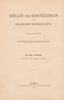 Geschichte der Danziger Willk&uuml;r