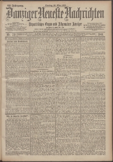 Danziger Neueste Nachrichten : unparteiisches Organ und allgemeiner Anzeiger 72/1901