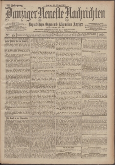 Danziger Neueste Nachrichten : unparteiisches Organ und allgemeiner Anzeiger 75/1901