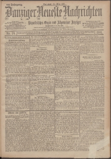 Danziger Neueste Nachrichten : unparteiisches Organ und allgemeiner Anzeiger 76/1901