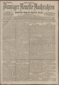 Danziger Neueste Nachrichten : unparteiisches Organ und allgemeiner Anzeiger 79/1901