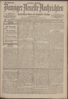 Danziger Neueste Nachrichten : unparteiisches Organ und allgemeiner Anzeiger 80/1901