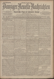 Danziger Neueste Nachrichten : unparteiisches Organ und allgemeiner Anzeiger 83/1901