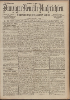 Danziger Neueste Nachrichten : unparteiisches Organ und allgemeiner Anzeiger 86/1901