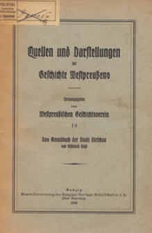 Das Grundbuch der Stadt Dirschau