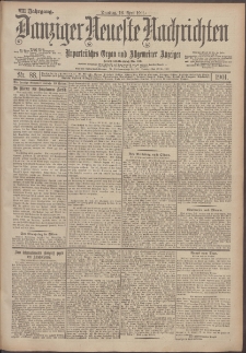 Danziger Neueste Nachrichten : unparteiisches Organ und allgemeiner Anzeiger 88/1901