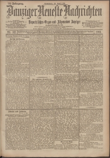 Danziger Neueste Nachrichten : unparteiisches Organ und allgemeiner Anzeiger 92/1901