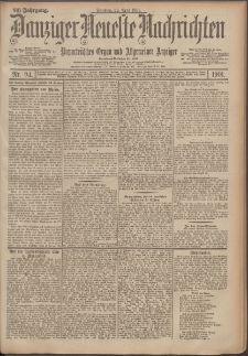 Danziger Neueste Nachrichten : unparteiisches Organ und allgemeiner Anzeiger 94/1901