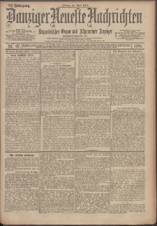 Danziger Neueste Nachrichten : unparteiisches Organ und allgemeiner Anzeiger 97/1901