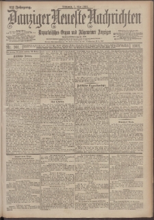 Danziger Neueste Nachrichten : unparteiisches Organ und allgemeiner Anzeiger 101/1901