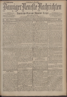 Danziger Neueste Nachrichten : unparteiisches Organ und allgemeiner Anzeiger 102/1901