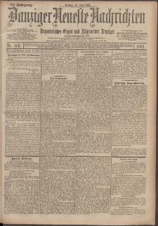 Danziger Neueste Nachrichten : unparteiisches Organ und allgemeiner Anzeiger 109/1901