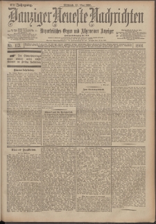 Danziger Neueste Nachrichten : unparteiisches Organ und allgemeiner Anzeiger 113/1901