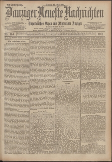 Danziger Neueste Nachrichten : unparteiisches Organ und allgemeiner Anzeiger