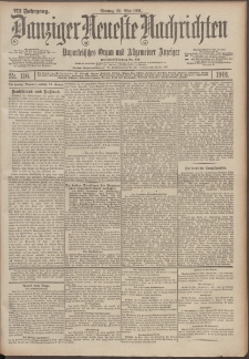 Danziger Neueste Nachrichten : unparteiisches Organ und allgemeiner Anzeiger 116/1901
