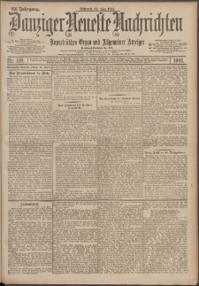Danziger Neueste Nachrichten : unparteiisches Organ und allgemeiner Anzeiger 118/1901