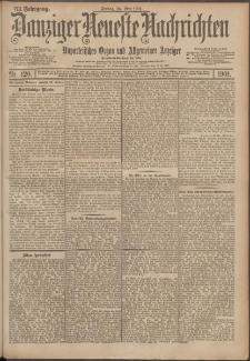 Danziger Neueste Nachrichten : unparteiisches Organ und allgemeiner Anzeiger 120/1901