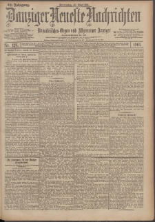 Danziger Neueste Nachrichten : unparteiisches Organ und allgemeiner Anzeiger 124/1901