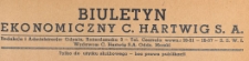 Biuletyn Ekonomiczny C. Hartwig S.A., 1951.06.20 nr 6