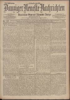 Danziger Neueste Nachrichten : unparteiisches Organ und allgemeiner Anzeiger 125/1901