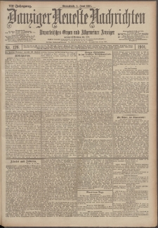 Danziger Neueste Nachrichten : unparteiisches Organ und allgemeiner Anzeiger 126/1901