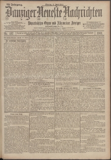 Danziger Neueste Nachrichten : unparteiisches Organ und allgemeiner Anzeiger 127/1901