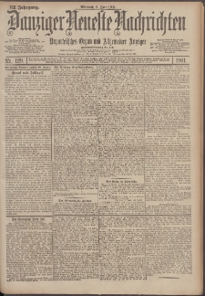 Danziger Neueste Nachrichten : unparteiisches Organ und allgemeiner Anzeiger 129/1901