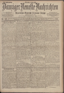 Danziger Neueste Nachrichten : unparteiisches Organ und allgemeiner Anzeiger 129/1901