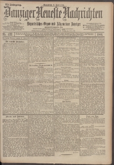 Danziger Neueste Nachrichten : unparteiisches Organ und allgemeiner Anzeiger 132/1901